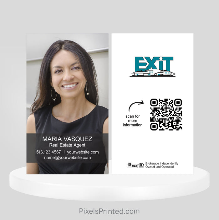 EXIT realty business cards Business Cards PixelsPrinted