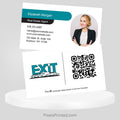 EXIT realty business cards Business Cards PixelsPrinted