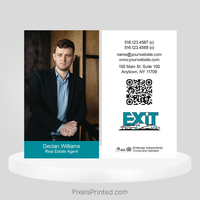 EXIT realty business cards Business Cards PixelsPrinted