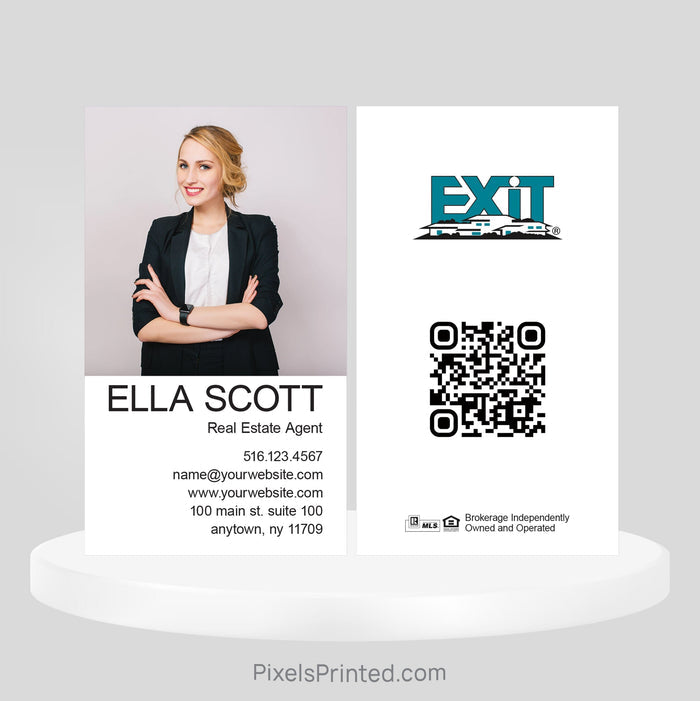 EXIT realty business cards Business Cards PixelsPrinted