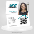 EXIT realty business cards Business Cards PixelsPrinted