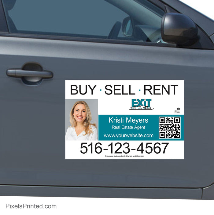 EXIT realty car decals PixelsPrinted
