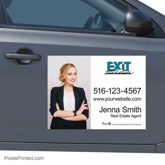 EXIT realty car decals PixelsPrinted