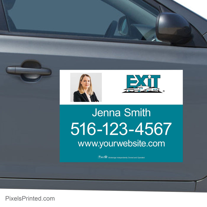 EXIT realty car decals PixelsPrinted