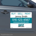 EXIT realty car magnets PixelsPrinted