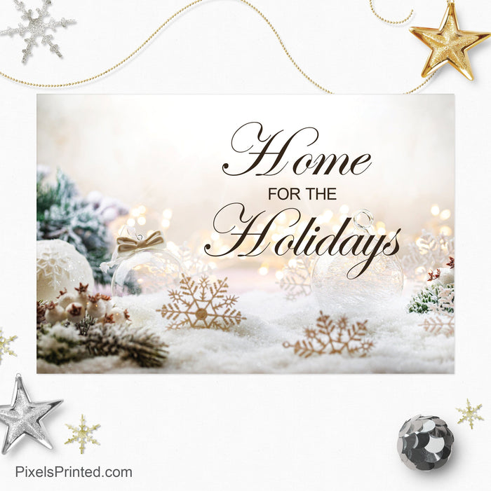 EXIT realty Christmas holiday postcards PixelsPrinted
