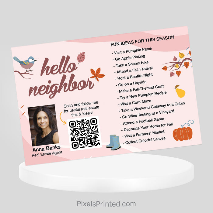 EXIT realty fall activities postcards PixelsPrinted