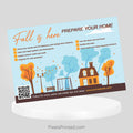 EXIT realty Fall Maintenance postcards PixelsPrinted