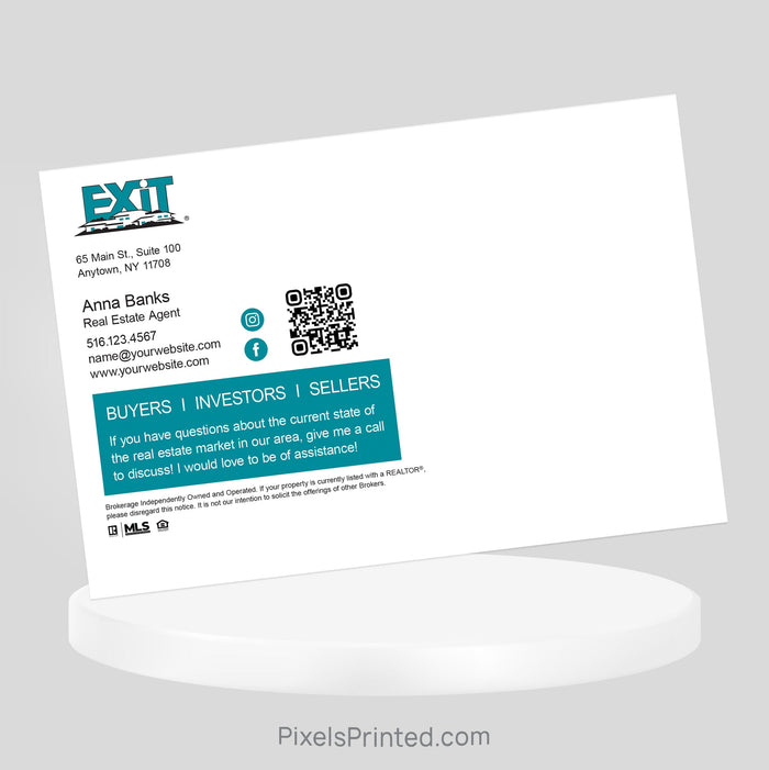EXIT realty Fall Maintenance postcards PixelsPrinted