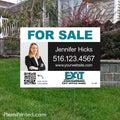 EXIT realty for sale yard sign PixelsPrinted