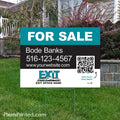 EXIT realty for sale yard sign PixelsPrinted