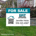 EXIT realty for sale yard sign PixelsPrinted
