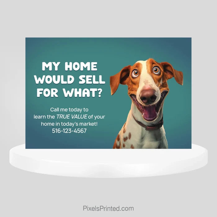 EXIT realty home valuation postcards PixelsPrinted