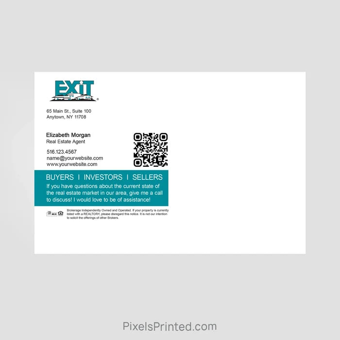 EXIT realty just sold mailers PixelsPrinted