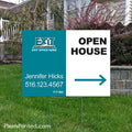 EXIT realty open house yard sign PixelsPrinted