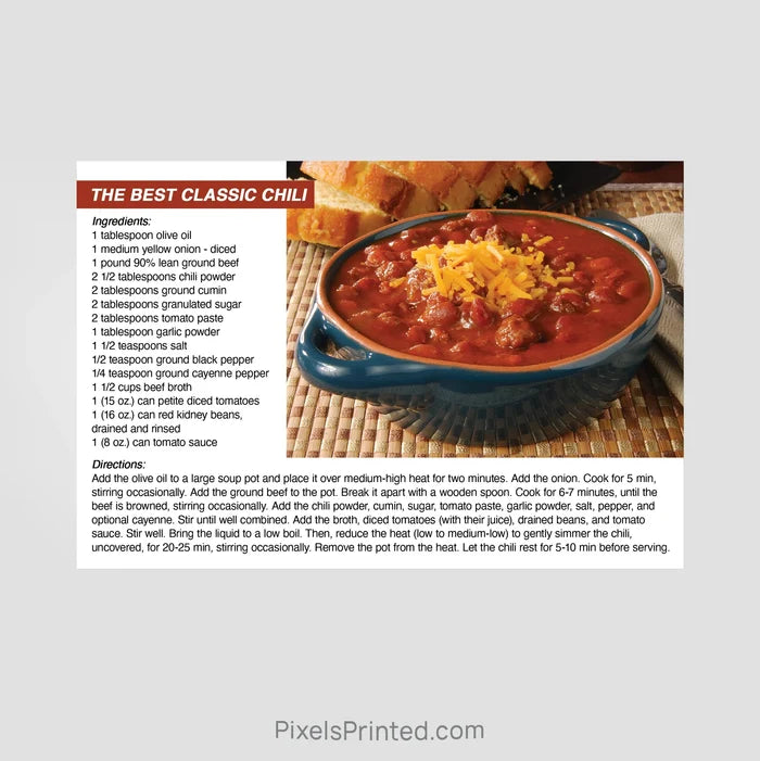 EXIT realty recipe postcards PixelsPrinted