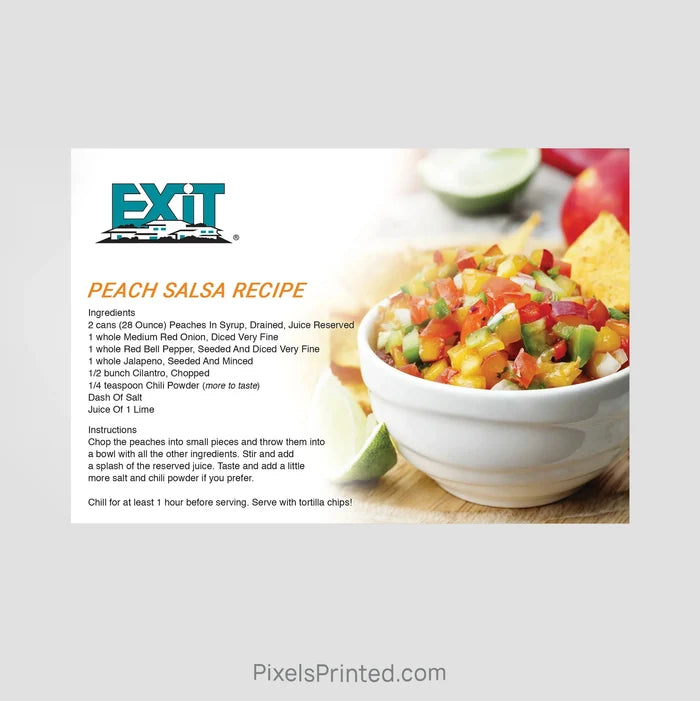 EXIT realty recipe postcards PixelsPrinted