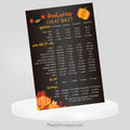 EXIT realty Thanksgiving cheat sheet postcards PixelsPrinted