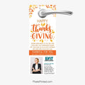 EXIT realty happy Thanksgiving door hangers for real estate agents