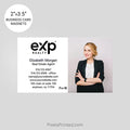 EXP realty business card magnets PixelsPrinted