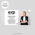 EXP realty business card stickers sticker PixelsPrinted