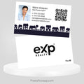 exp realty business card with qr code
