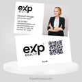 Personalized eXp Realty business card with a modern layout and professional design.