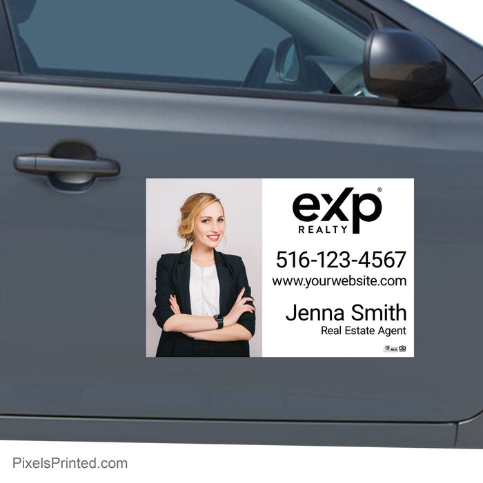 EXP realty car decals - 12”x18” car decals PixelsPrinted