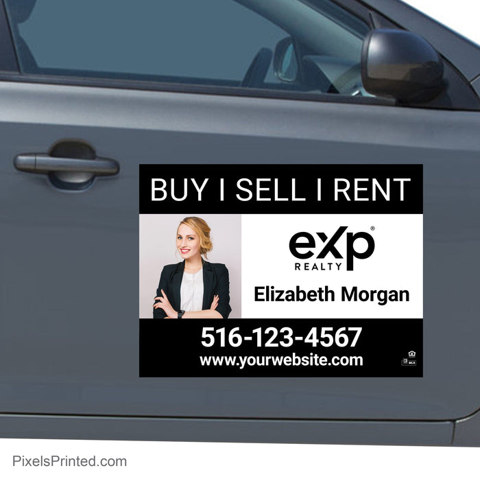 EXP realty car decals - 18”x24” car decals PixelsPrinted