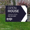 directional yard signs for EXP realty realtors