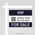 eXp Realty agent listing sign panel that gives every property a polished and professional marketing presence.