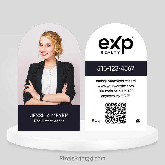 EXP realty half circle business cards Business Cards PixelsPrinted