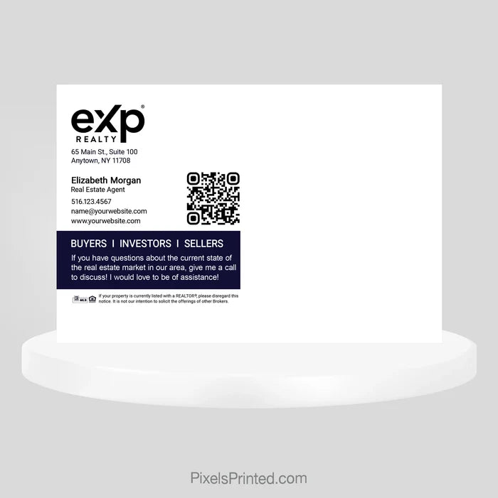 eXp Realty Just Sold postcard for real estate agents