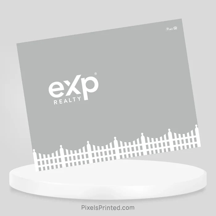Personalized eXp Realty thank you notecard for real estate agents to show appreciation to clients, referrals, and business contacts.