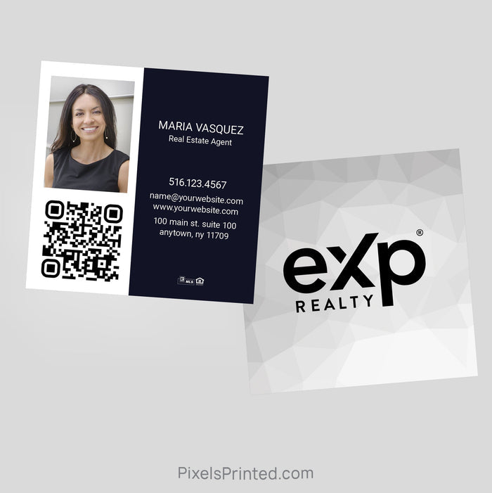 EXP realty square business cards Business Cards PixelsPrinted