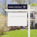 under contract sign riders for EXP realty