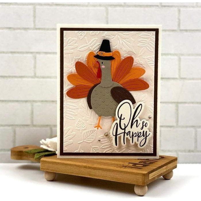 Falling Leaves Embossing Folder