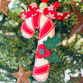 Felt Candy Cane Etched Dies by Nichol Spohr