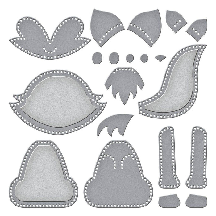 Felt Forest Fox Etched Dies by Nichol Spohr