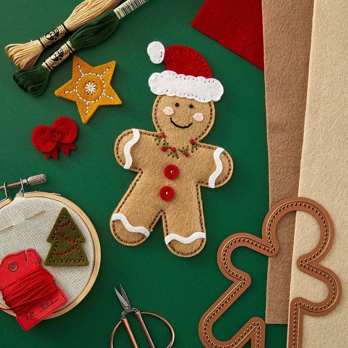 Felt Gingerbread Boy & Girl Etched Dies by Nichol Spohr