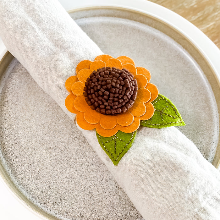 Felt Sunflower Bloom Etched Dies by Nichol Spohr
