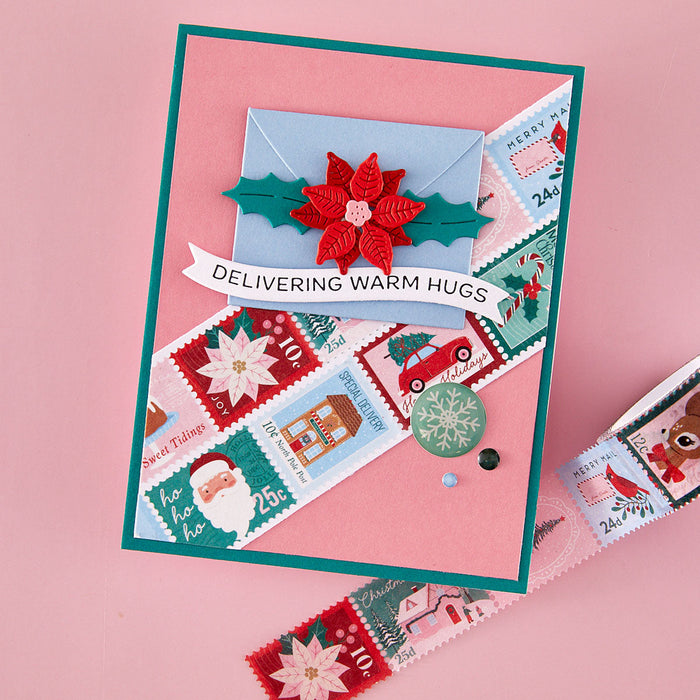 Festive Floral Mix Etched Dies