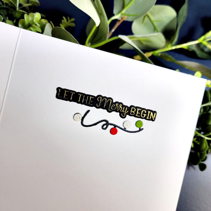Festive Forest Press & Foil Plate of the Month - card project 7