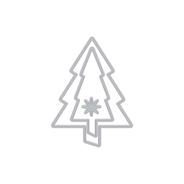 Festive Tree Die Etched Dies