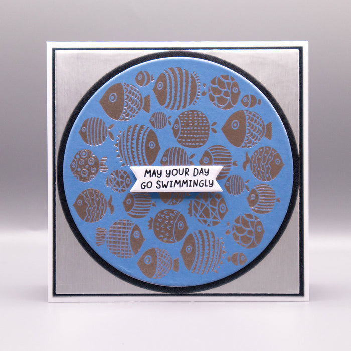 Fish Parade - Press & Foil Plate of the Month