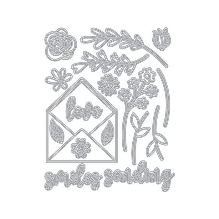 Floral Envelope Die Set of the Month - January 2025