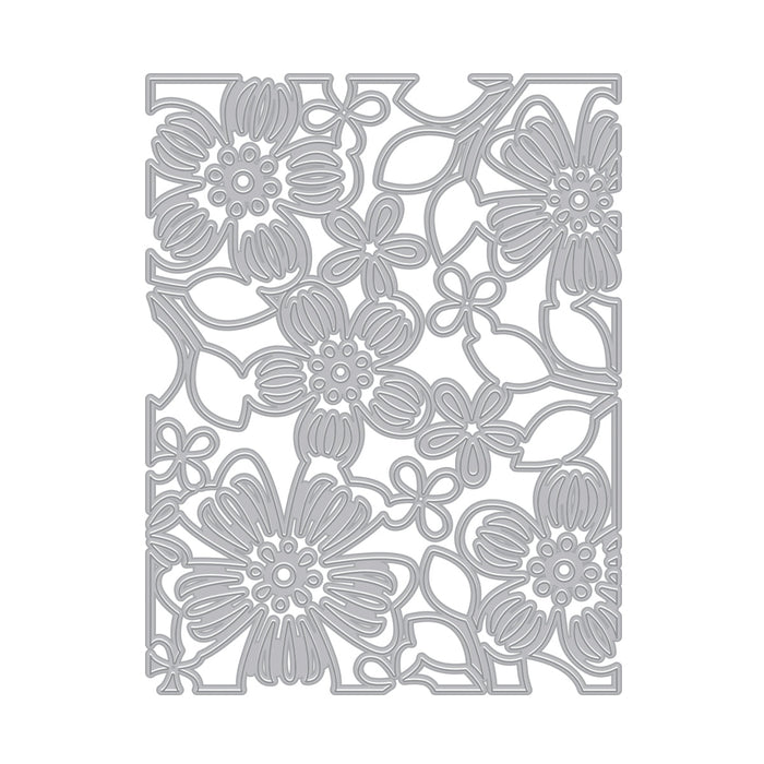 Floral Pattern Cover Plate Die