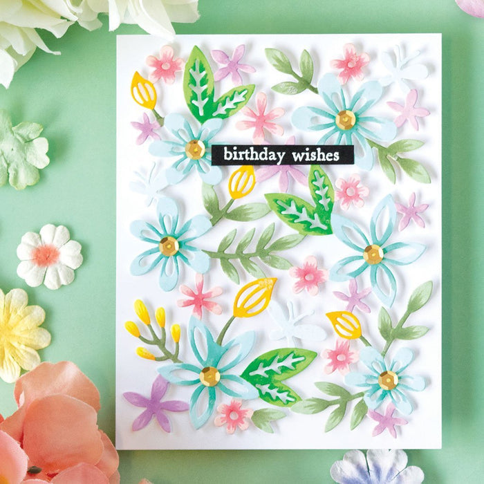 Flower Garden Cover Plate Dies
