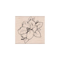 Flowering Magnolia Woodblock Stamp