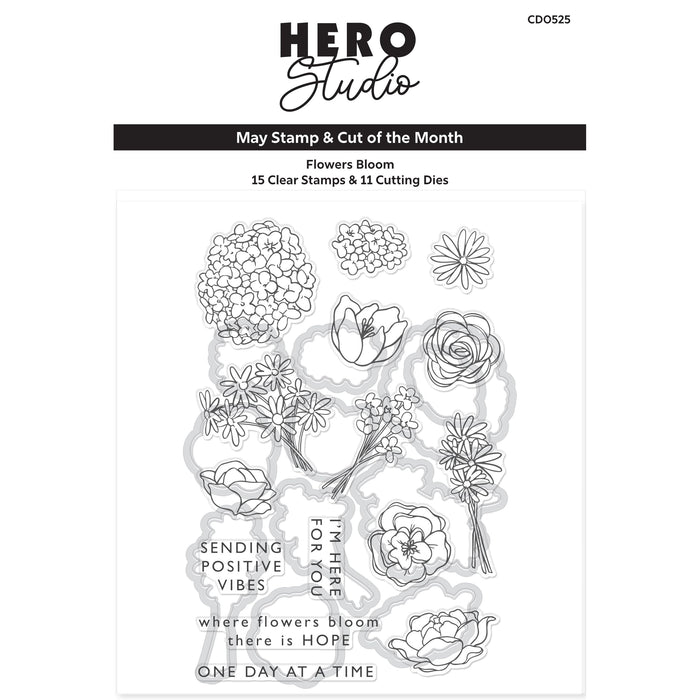 Flowers Bloom Stamp & Cut of the Month - May 2025